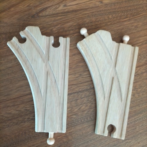 Wooden track junction - wooden,