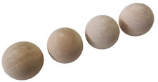 Pack wood ball finials - pack,