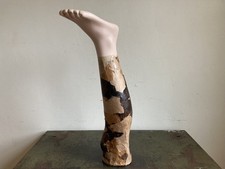 Vintage Italian Male Mannequin Right Lower Leg Decorative Salvage Art Prop