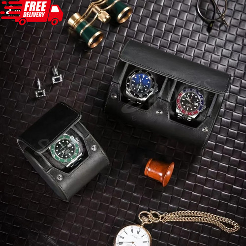 Travel leather 3 slot - leather,