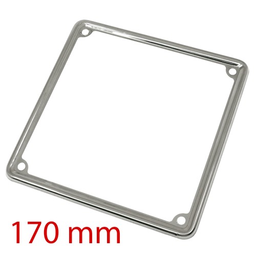 Cif chrome license plate - cif, frame