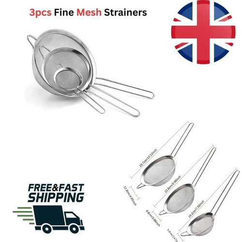 3pcs mesh sieve tea strainer - sieve,