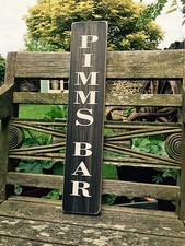 Pimm's bar sign plaque Party