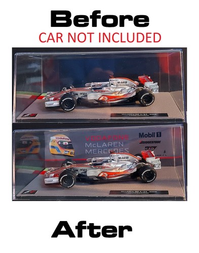 Mclaren mp4 23 background - 1/43,
