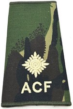 British Military Issue Second Lieutenant ACF Army Cadet Force DPM Rank Slide