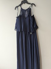 Chi Chi London Navy Maxi Dress New with Tags