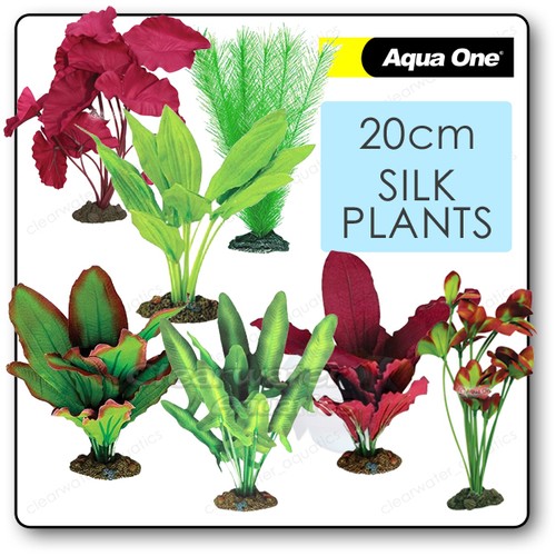 Aquarium silk plants - aquarium,