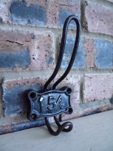 Antique cast iron - iron, hook