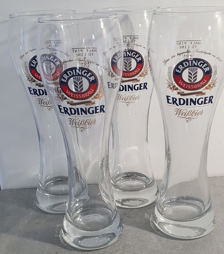 Erdinger half pint beer - erdinger,