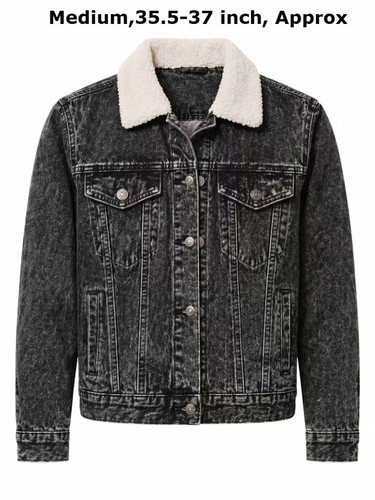 Women jacket denim sherpa - jacket,