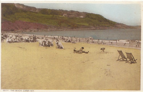 Cornwall postcard carbis - cornwall, postcard: