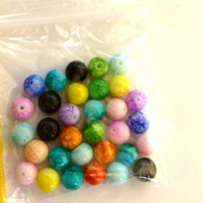 Glass Beads. Multicoloured