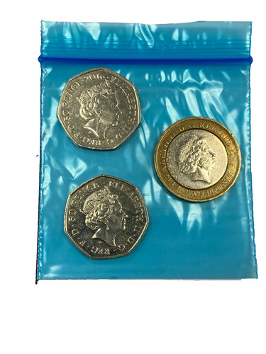 200 70x70mm blue - blue, reusable