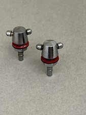 LUWSB129 - CHROME TWIN WASHER JETS LUCAS TYPE T397 FOR CLASSIC CARS (PAIR)