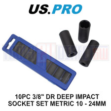 US PRO 10 Piece 3/8" Dr Deep