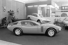 Bertone Alfa Romeo Canguro prototype 1964 Motor Show Car Old Photo 4