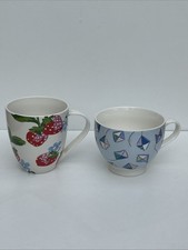 Kath Kidson Large Coffee/ Tea Mug Strawberrys White Background & Kite ? Design.