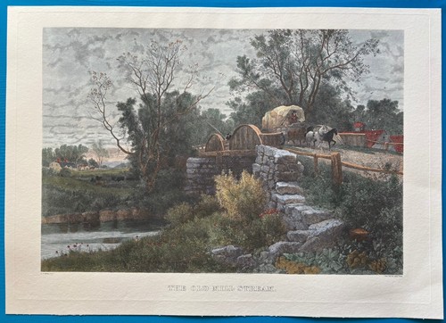 Huge color engraving the old - huge,