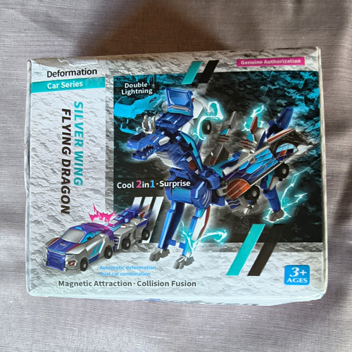 Silver wing flying dragon - wing,