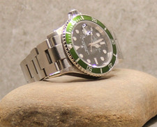 ROLEX Submariner LV 1 6610LV  2009 -  Kermit - Box & Papers - Green Bezel - VGC!