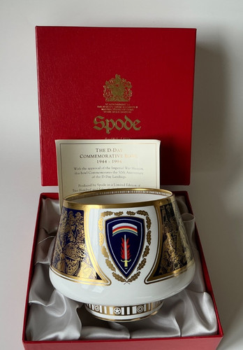 Spode day commemorative bowl - d-day,