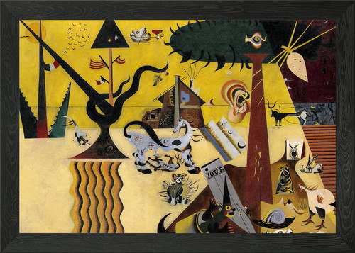 Joan miro surrealist landscape - joan,