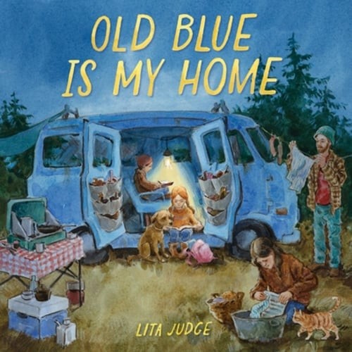 Old blue home a - a, picture