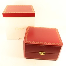 GENUINE CARTIER WATCH BOX RED & WHITE COWA0043 TANK ROADSTER PANTHERE SANTOS