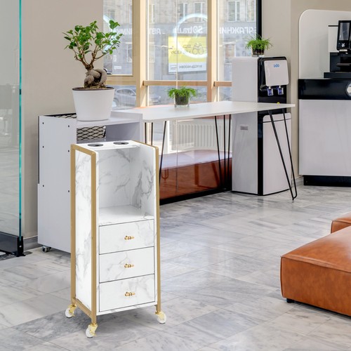 Hair salon styling trolley - hair,