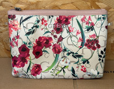 GUESS Cosmetic Toiletry Travel Bag – Colorful Floral Design | Stylish & Compact