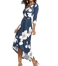 Dress Dipped Hem Elegant Dress by Bonprix Size 14 RRP £45