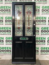Stained glass front - glass,