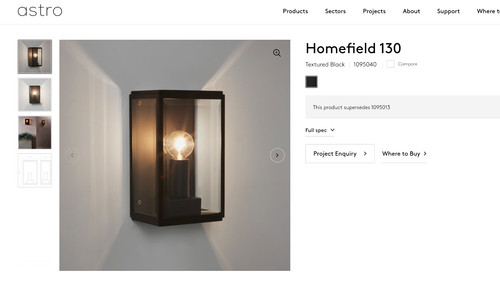 Astro lighting homefield 130 - astro,