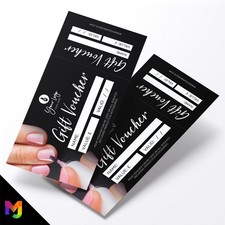 Custom Printed Gift Vouchers | Perforated | Nail Artist Beauty Therapist 03