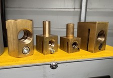 Clarke CL430/CL500M lathe Replacement Leadscrew Nuts Brass pair cross slide