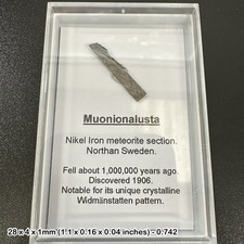 Muonionalusta meteorite slice