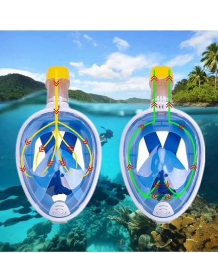 Full face snorkel mask camera - full,
