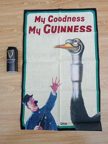 Guinness tea towel linen - guinness, my