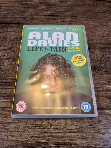 Alan davies life pain dvd - alan,