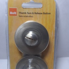 B&Q Door Lock Thumb Turn And