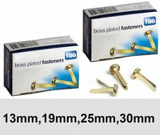 Paper Fasteners Brass Plated