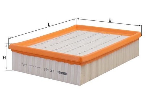 Lx691 air filter knecht - filter,