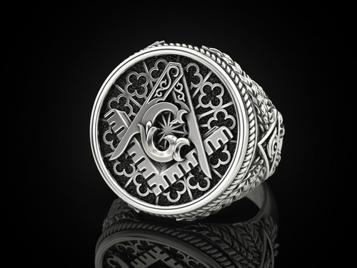Oxidized men master - master, masonic