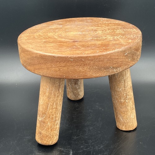 Small three legged wooden - three,