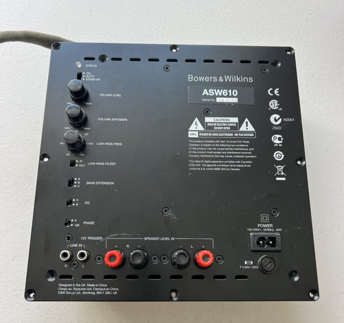 Faulty bowers wilkins - bowers,