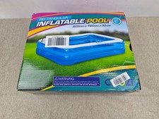 COOZi Paddling Pool – 2.6M Large Inflatable Pool for Kids, Toddlers & Adults, 
