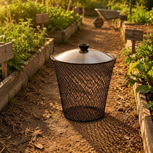 Inground worm composter - worm,