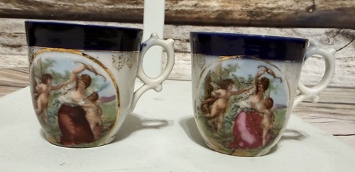 Two antique porcelain teacups - two,