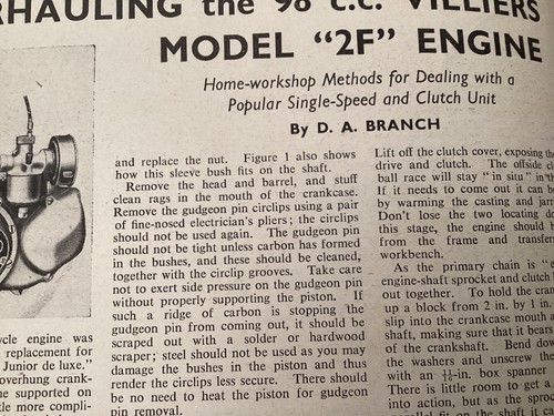 Villiers cc engine - cc,