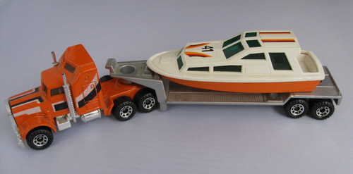 Matchbox boat low bed - boat,
